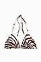 Padded triangle bikini top - 6