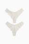 2-pack lace Brazilian briefs - 5