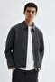 Regular Fit Felted overshirt - 6