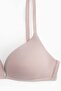 Padded non-wired microfibre bra - 2