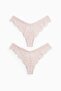 2-pack lace Brazilian briefs - 3