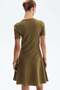 Rib-knit dress