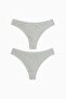2-pack pointelle thong briefs