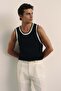 Slim Fit Ribbed vest top - 4