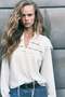 Textured jersey blouse - 5