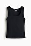 Ribbed vest top