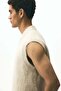 Loose Fit Fluffy sweater vest - 6