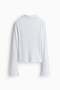 Ribbed turtleneck top