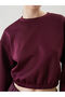 Hilfa New Season Crew Neck Crop Women's Sweatshirt - 3