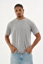 Men's 100% Organic Cotton Soft Textured Comfort Fit Crew Neck T-Shirt E222 - 6