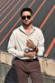 Men'S, Embroidered Detail, Regular-Fit, Winter-Spring, Slim Corduroy Shirt G16