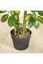 New 120 cm Artificial Umbrella Plant - Lush Green Indoor/Outdoor Decor with Base - 3
