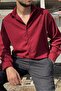 Men'S, Embroidered Detail, Regular-Fit, Winter-Spring, Slim Corduroy Shirt G16 - 7