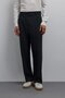 Navy Blue Relax Fit Striped Men's Trousers - 3
