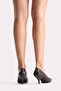 Brown-Women's Short Heeled Croco Stiletto - 6