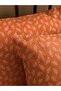 Leaf Patterned Double Duvet Cover Set (W4) - 4