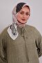 وشاح قطني بنمط عرقي باللون الأخضر النعناعي - 3