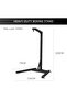Heavy-Duty Punching Boxing Stand, Freestanding Stand for Punching Bags - 3
