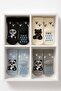 Towel Kids & Baby Socks / 4 Pairs / Premium / Non-Slip Sole / Panda Patterned - 2