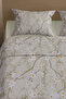 Zweig Double 100% Cotton Duvet Cover Set - Green - 4