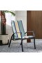 Timeless Stripe High Back Outdoor Cushion 115x47x4cm & 120x52x4cm - Polyester, Garden Accessory