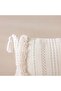 Woven Outdoor Cushion 45x45cm - Oatmist Beige, Durable PET Yarn, Ideal for Garden & Patio - 2