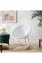 Rayan Outdoor Rocking Chair - White Plastic, Comfortable & Stylish for Outdoor Living - 4