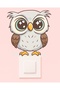 Outlet Cover Sticker - Children's Baby Room Wall Sticker - Owl Outlet Cover Sticker - 3