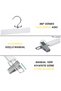 3 Pieces Household Wooden Clothes Hangers with Pegs Skirt Hanger Clothes Hanger - 4