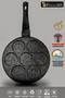 Ipc-126 Cast Iron Non-Stick Emoji Pancake Pan Crepe Pan 26 cm - 2