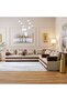 Arabian Majlis Outdoor Sofa Set - Brown Fabric, 2-Seater with Cushions & Handrest, UAE - 7