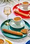 6-Person Plastic Mica Color Presentation Serving Tray Tray 22cm Only Tray - 2