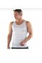 Men's Slim N Lift Tank Top Type Belly Slimming Recovery White - 2