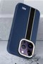 Case Hbc-163 Times Cover Compatible with iPhone 15 Pro - Navy Blue - 5
