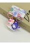 2-Piece Cute Couple Pochacco Pompompurin Character Magnetic Keychain and Bag Ornament - 2