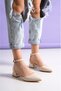 Comfortable Block Heeled Modern Ankle Strap Women's Shoes - 2