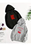 Popular Trend Printed Loose Fit Hooded 2-Piece Set Sweatshirt