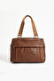 Mega Polo Women's Soft Faux Leather Handbag with Adjustable Long Shoulder Strap
