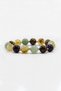 Natural Stone Elastic Bracelet Stones;Aventurine,Amethyst,Tiger Eye,Citrine - 3