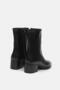 Lana Black Color Ankle Boots - 8