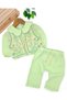 Baby Girl 3-Piece Stylish Muslin Set, Stylish Baby Girl Set with Seasonal Vest for 6-9-12-18 Months - 2