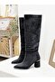 26K3214 Drawn-Up 7cm Thick Heel Boots for Women - 2