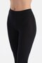 Black Modal Cashmere Leggings - 5