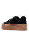 Women's Leather Sneaker Shoes 25K 25K330 Z Black Suede - 3