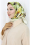 Digital Rayon Scarf 70298-10 Oil Green