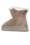 Women's Nubuck Leather Shearling Casual Boots 25K 24K156-2 Z Gray Nubuck - 3