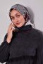 وشاح قطني بنمط الهولوغرام الأحمر - 3