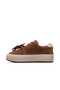 Women's Leather Sneaker Shoes 25K 25K372 Z Camel Nubuck - 2