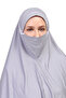 Practical Scarf with Veil - Ready-To-Wear Turban Without Veil – Soufflé Model, Non-Slip and Anti-Sweat - 5