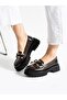 Hollow Brown Bow Detailed Women's Loafer - 2